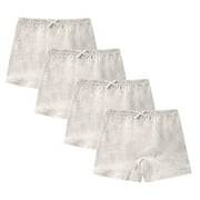 JingChang 4PC Little Girls Cotton Leg Pants leggings Toddler Boxer Briefs Baby Princess Underwear